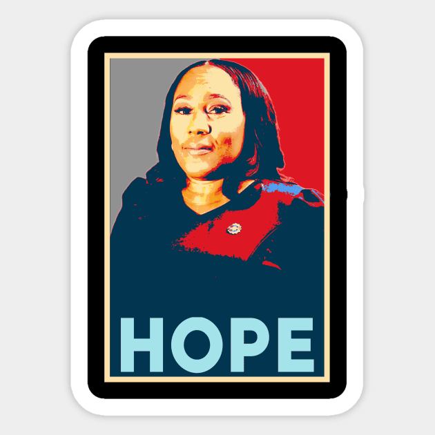 HOPE Fani Willis Sticker by Spit in my face PODCAST